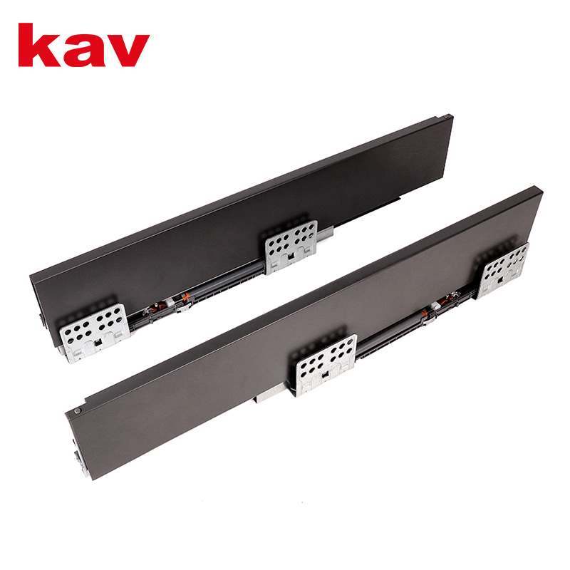 E660H06B Cabinet Drawer System Full Extension Double Wall Drawer