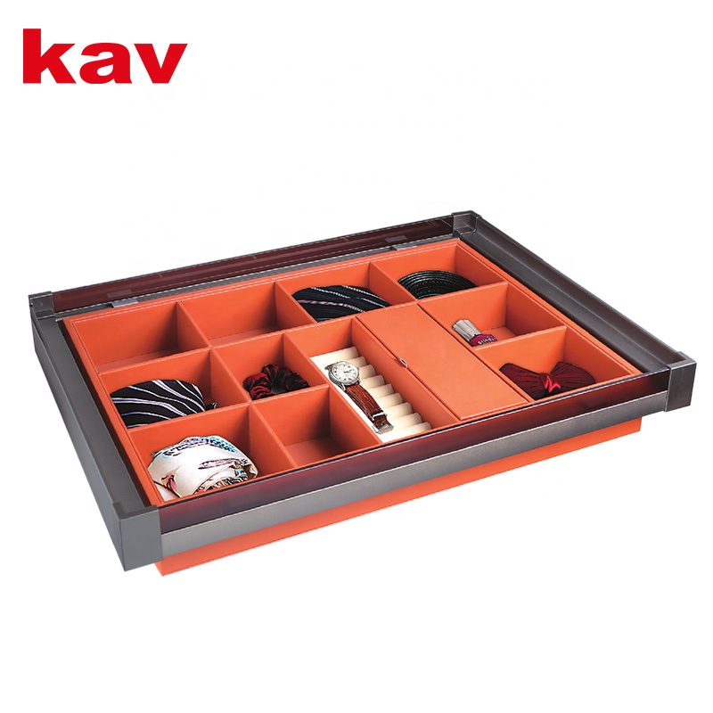 AU1503 top-grade divider box  jewel box with soft close undermount drawer slide