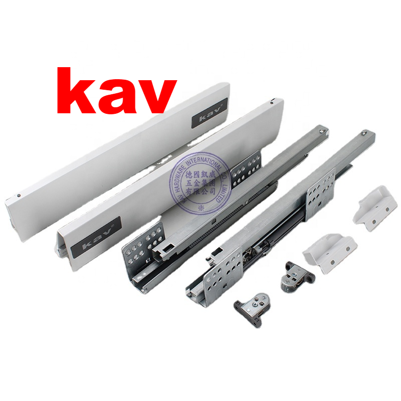 E660H05G1-119 kitchen drawer system 119mm height soft close double wall drawer b