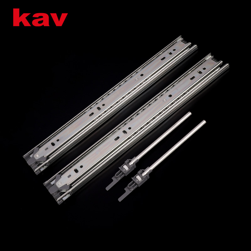 TAR45312SQ-A 100kgs loading heavy duty drawer slide 53mm width locking system ba