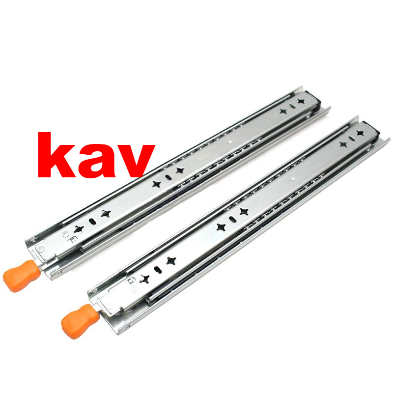 CL530 100kgs loading heavy duty drawer slide 53mm width locking system ball bear
