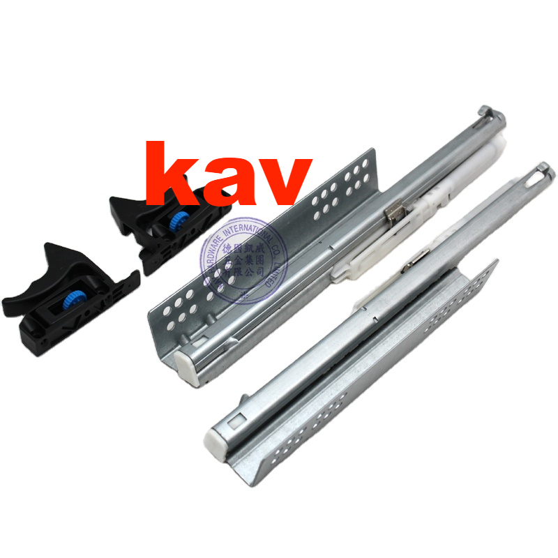 663BLHI-3D soft close stainless steel slide heavy duty undermount drawer slide w