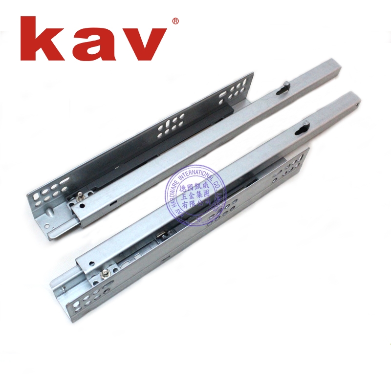 662THI-A Single Extension Undermount Drawer Glides Soft Close Slide