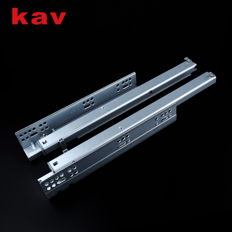 663BTHK full extension undermount drawer slide soft closing drawer rail