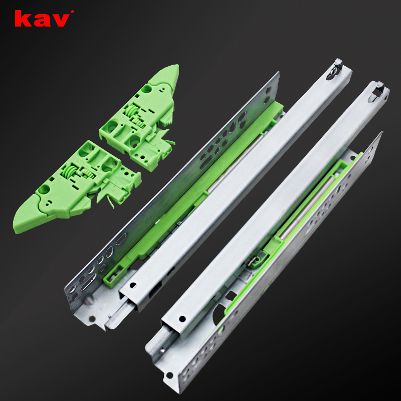662BLHI-3D Soft close undermount drawer slides with 3D Adjustable buckle,  3D Ad