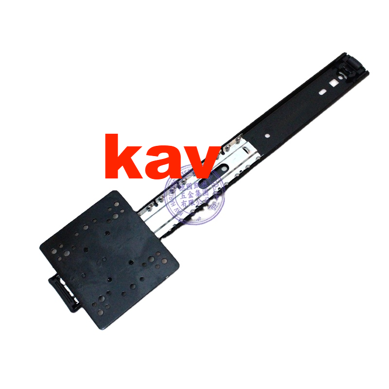 WC35214 kav 35mm cross shaped TV cabinet slides ball bearing drawer slide