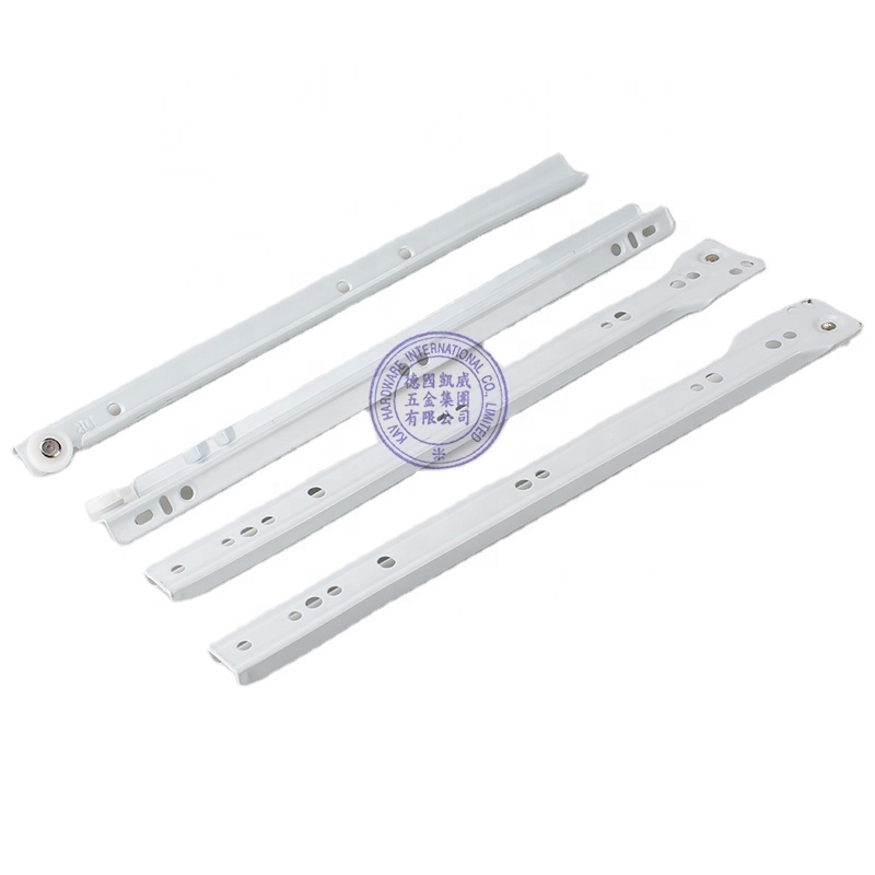 F082-604 basic 18 inch powder coating steel track for drawer steel drawer runner