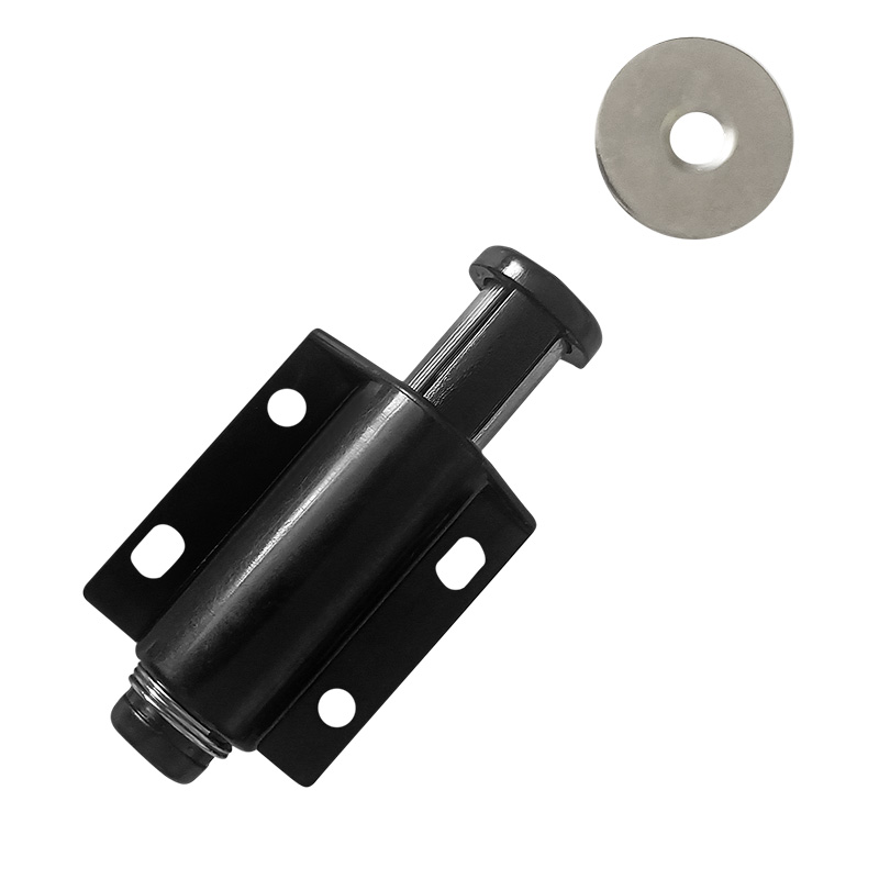 E01 Push Button Slide Latch Door Damper Push to Open System Damper Buffer Iron P