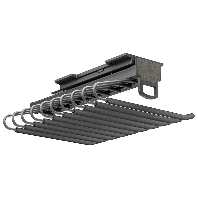 18B02 Top Mounted Single Row Pants Rack