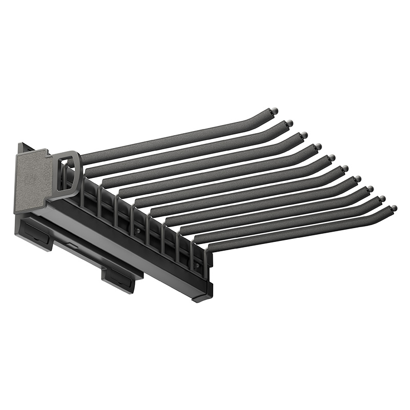 18B04 Side Mounted Pull Out Pants Rack
