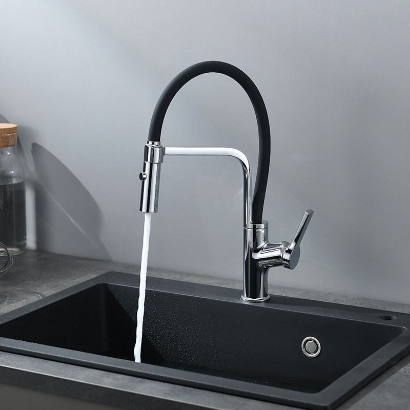 A1-121009CP Multi-Function Kitchen Sink with Hose Faucet and Mounting Holder