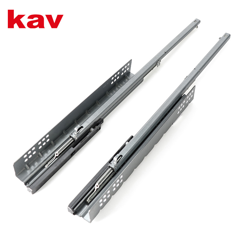 663BLHD-2D Full Extension Concealed Drawer Slide with 2D Adjustment Handle