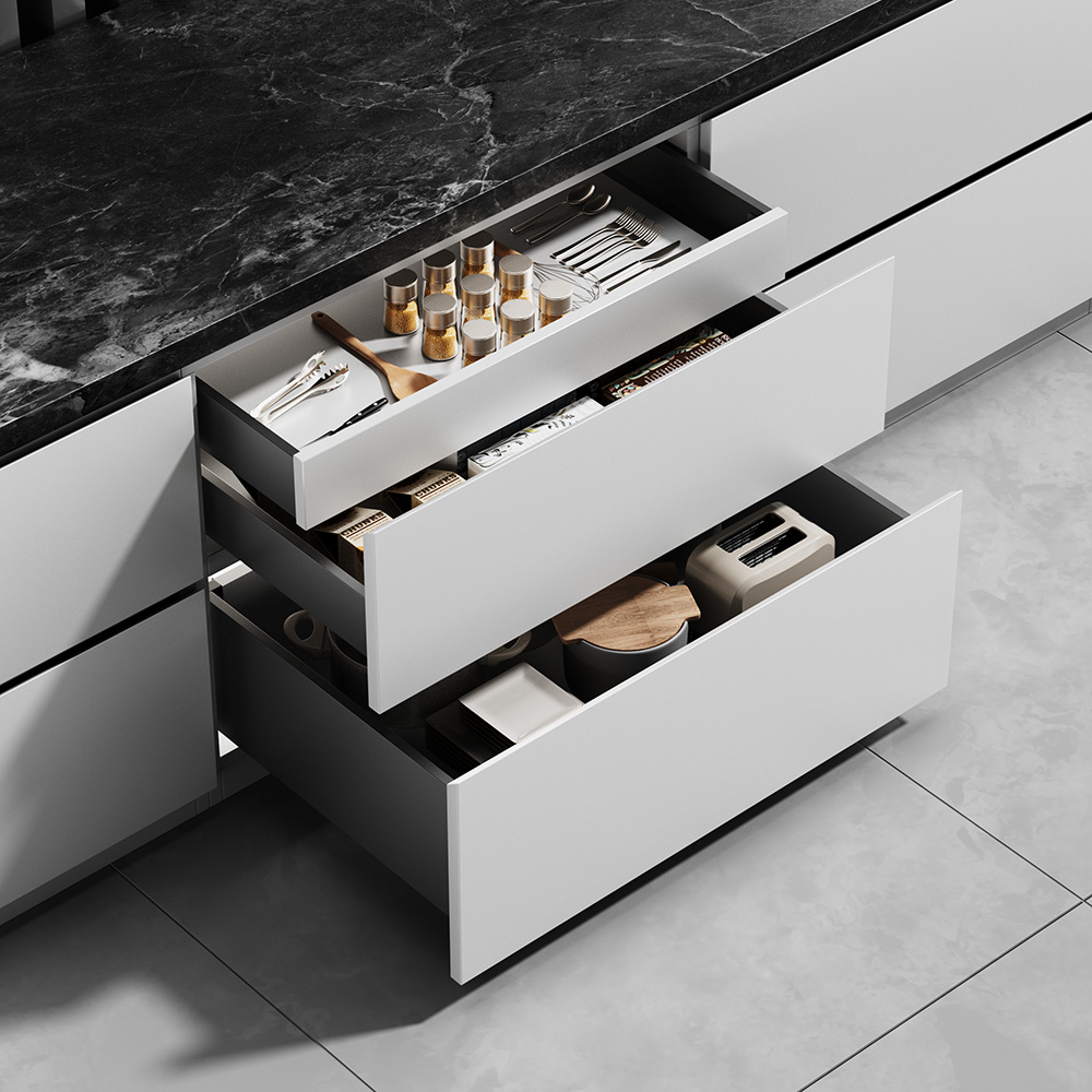 E660H06-2A 13MM Slim Box (With Undermount Slide)